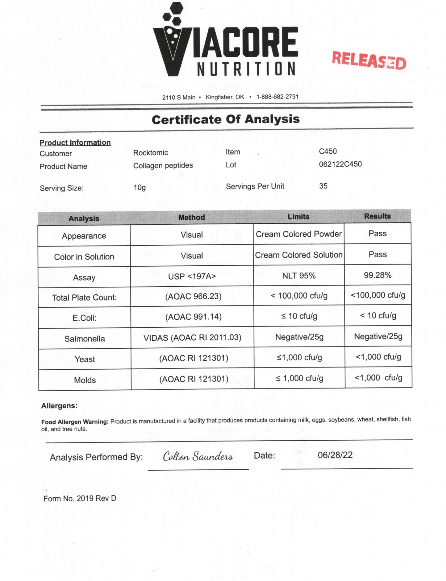 Collagen Type 1 & 3 Grass Fed
