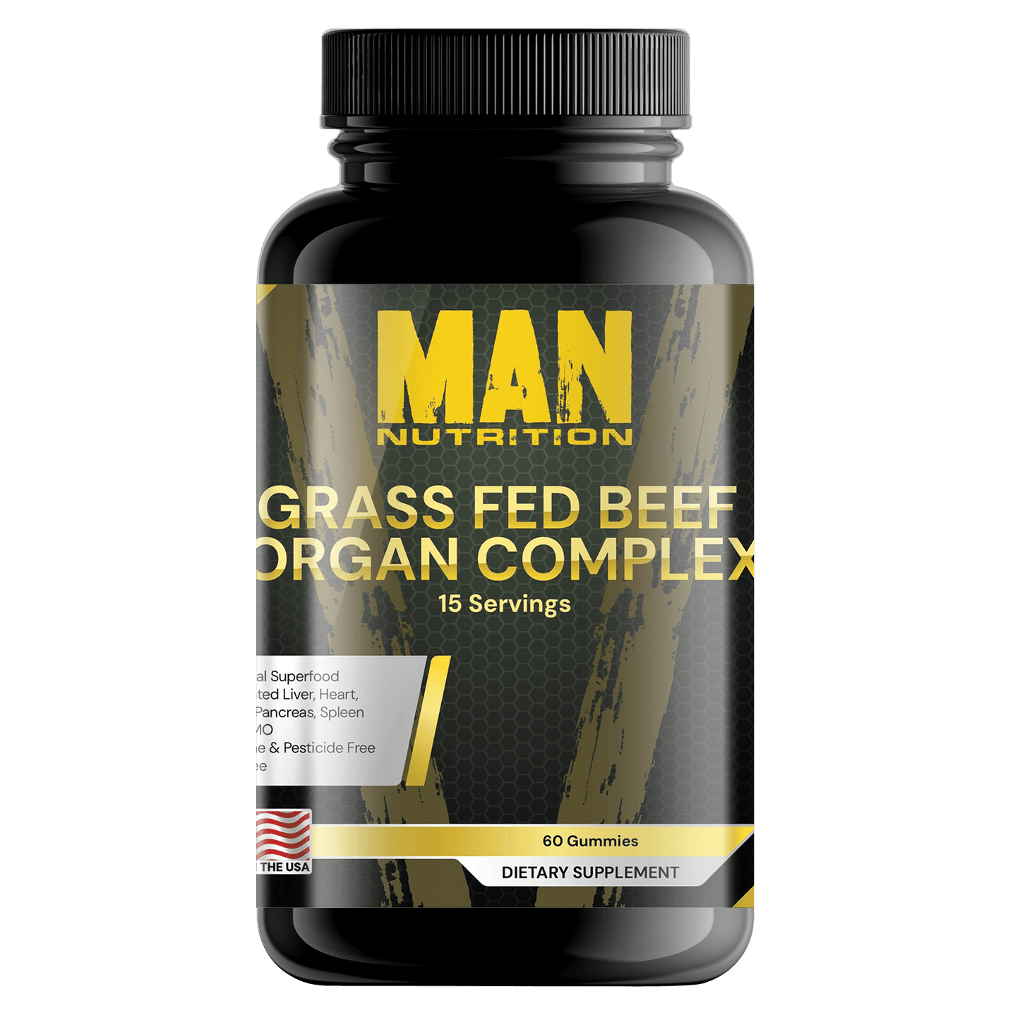 Grass Fed Beef Organ Complex – Ancestral Superfood – Desiccated Liver, Heart, Kidney, Pancreas, Spleen