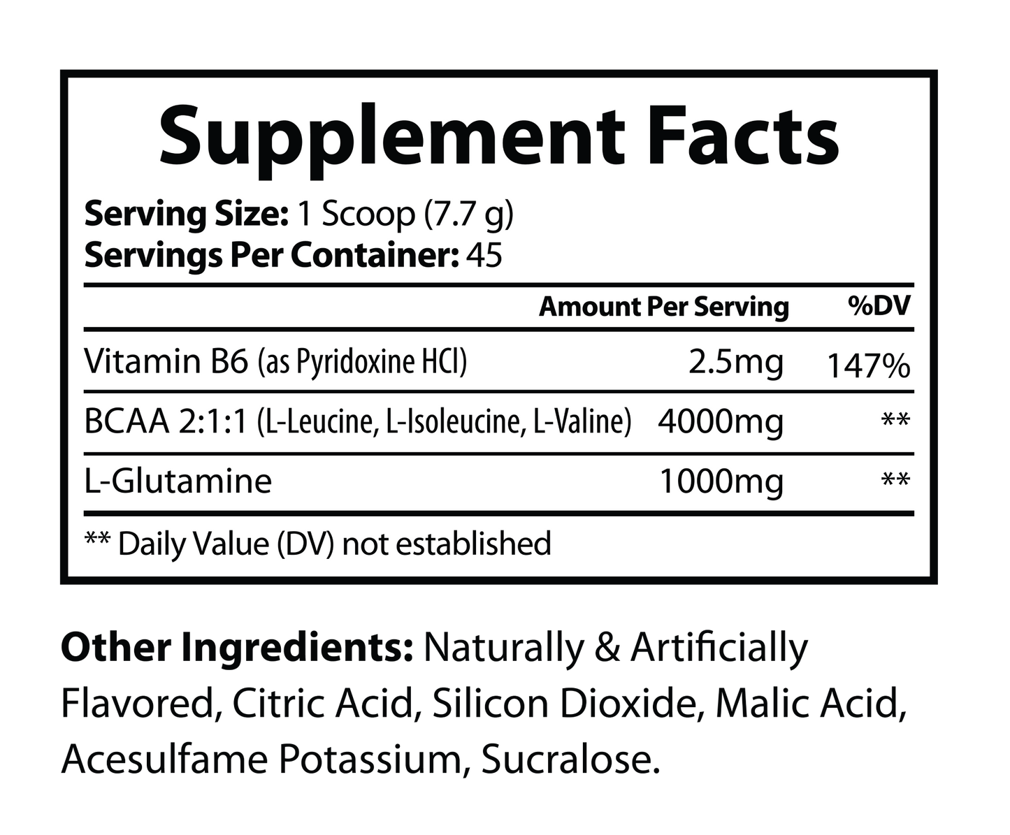BCAA Shock Powder (Fruit Punch)