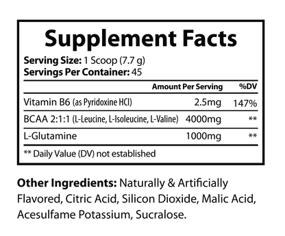 BCAA Shock Powder (Fruit Punch)